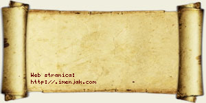 Goran Večanski vizit kartica